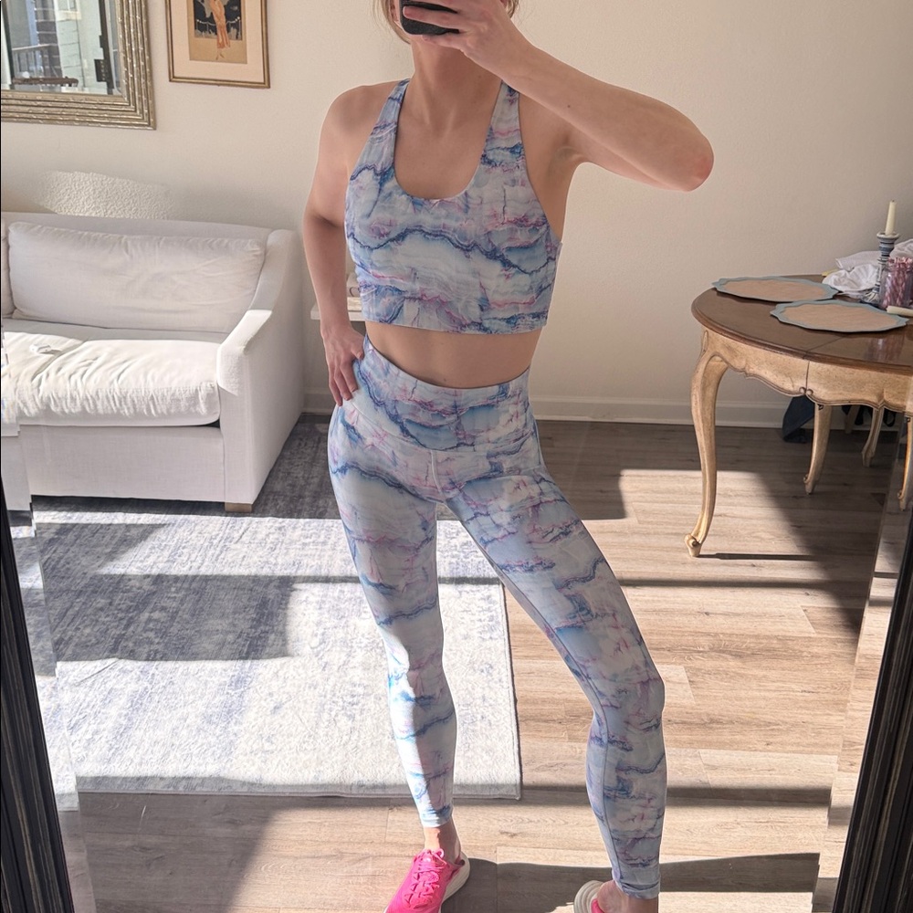 Terez cotton candy clouds workout set Small